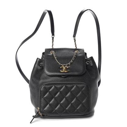 Chanel Caviar Quilted Business Affinity Backpack Black 1 of 9