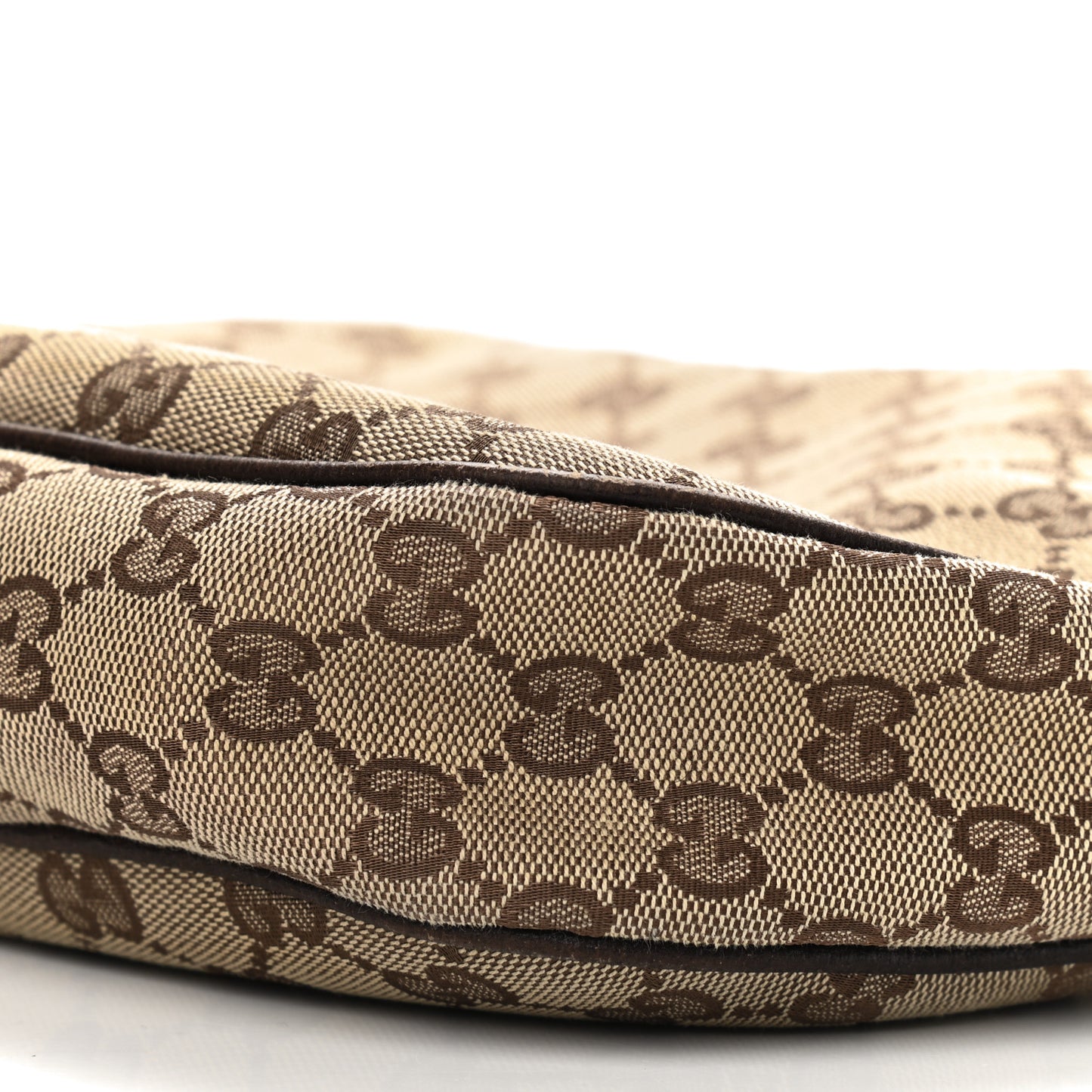 GG Monogram Medium Charmy Hobo Dark Brown