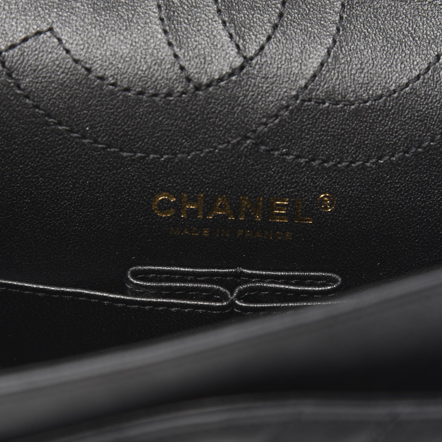 Chanel Sheepskin Chevron Quilted 2.55 Reissue 225 Flap Black 6 of 11
