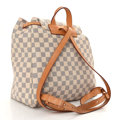 Louis Vuitton Damier Azur Sperone Backpack 3 of 11