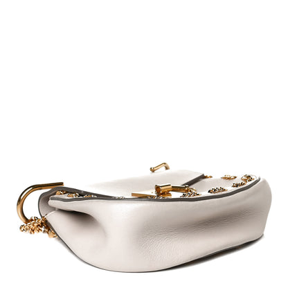 Chloe Calfskin Mini Drew Chain Shoulder Bag White 3 of 15