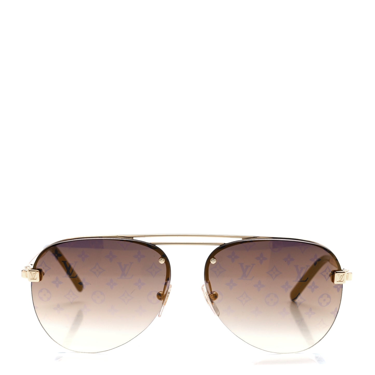 Metal Clockwise Sunglasses Z1020W Gold