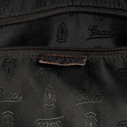 Gucci Crystal Monogram Large Duchessa Boston Dark Brown 10 of 17