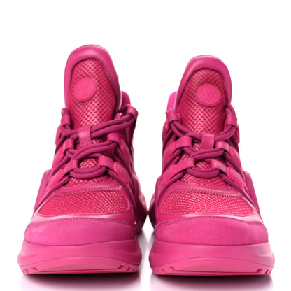 Louis Vuitton Calfskin Technical Nylon LV Archlight Sneakers 36 Rose Pop 2 of 13