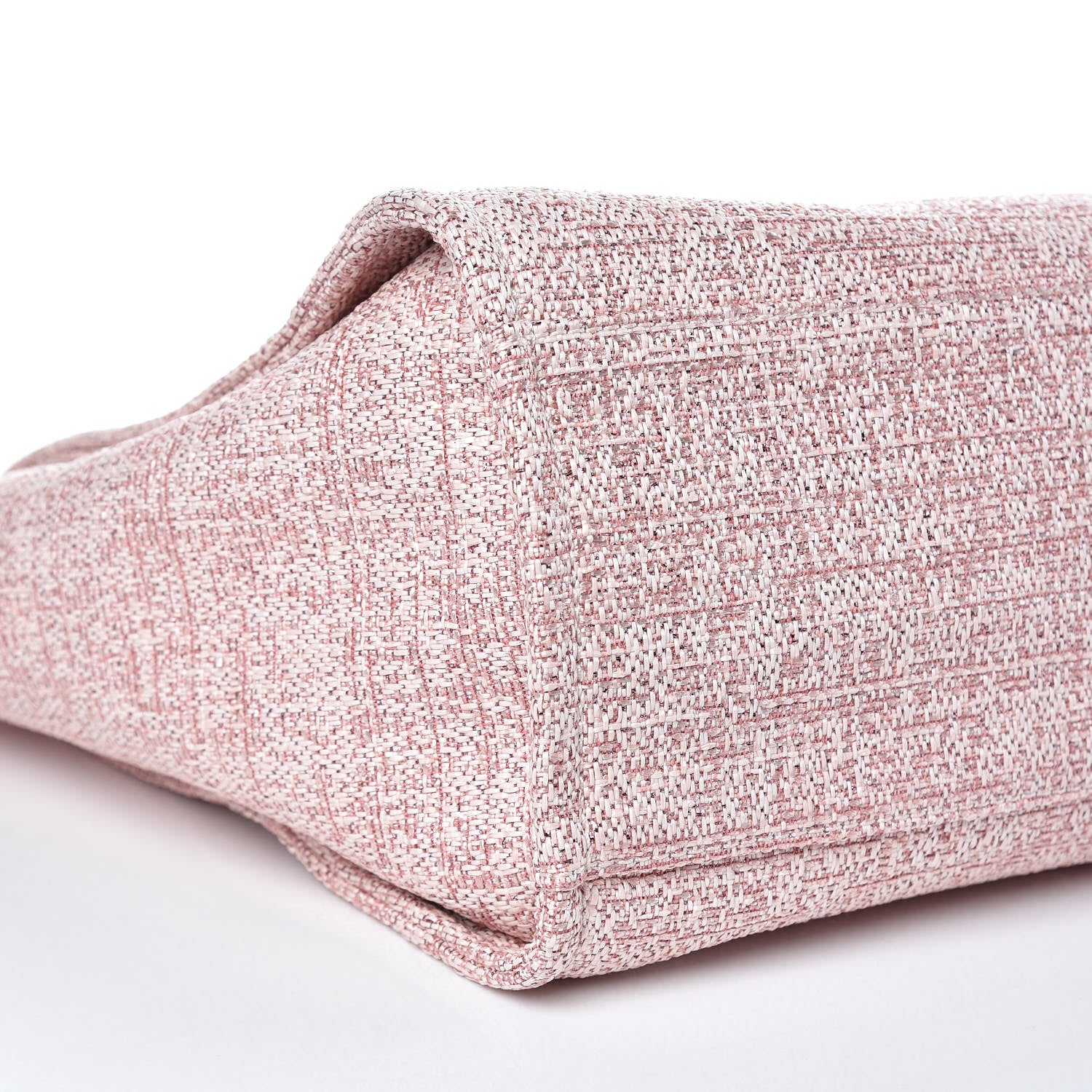 Chanel Canvas Large Deauville Tote Pink 5 of 10