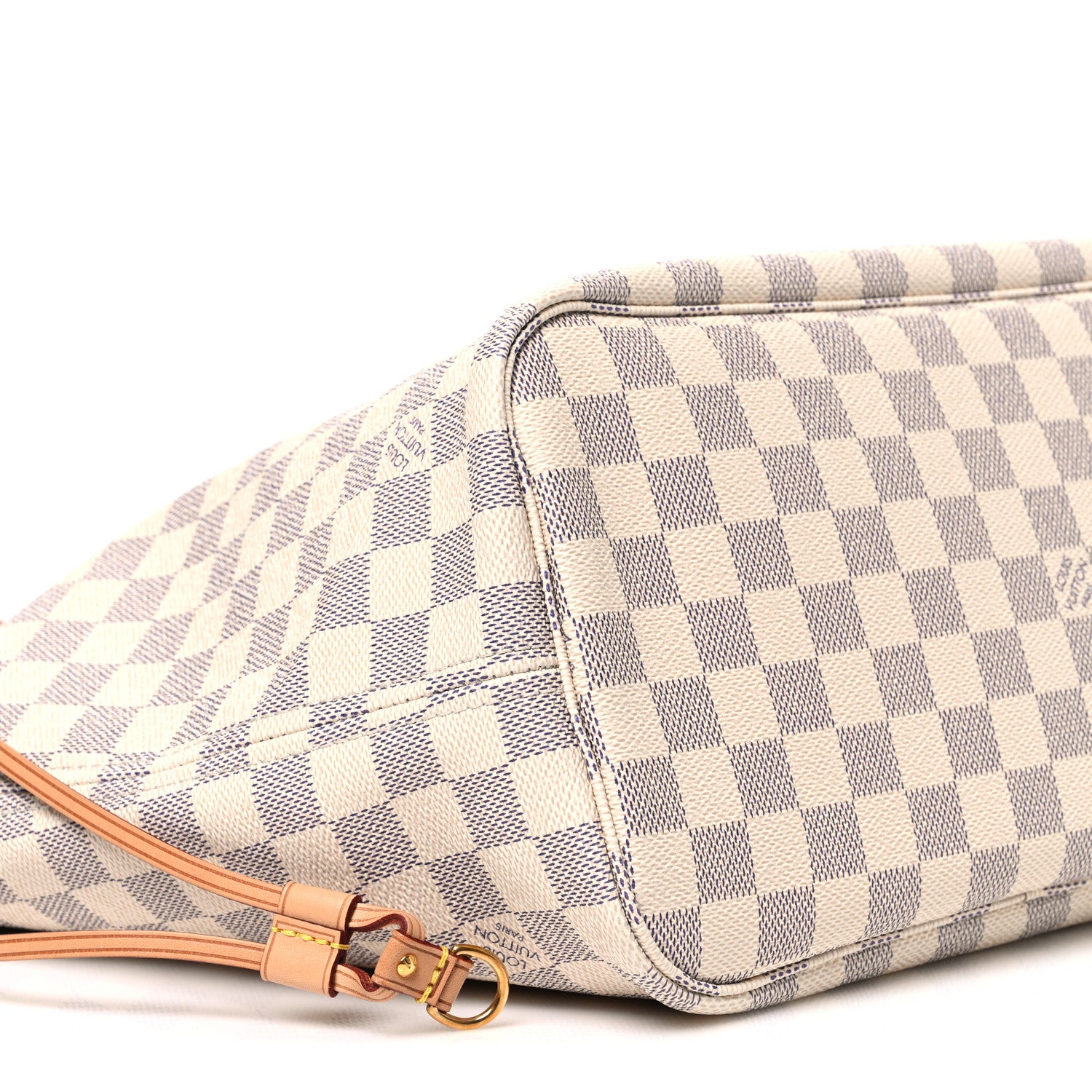 Louis Vuitton Damier Azur Neo Neverfull MM Rose Ballerine 10 of 11