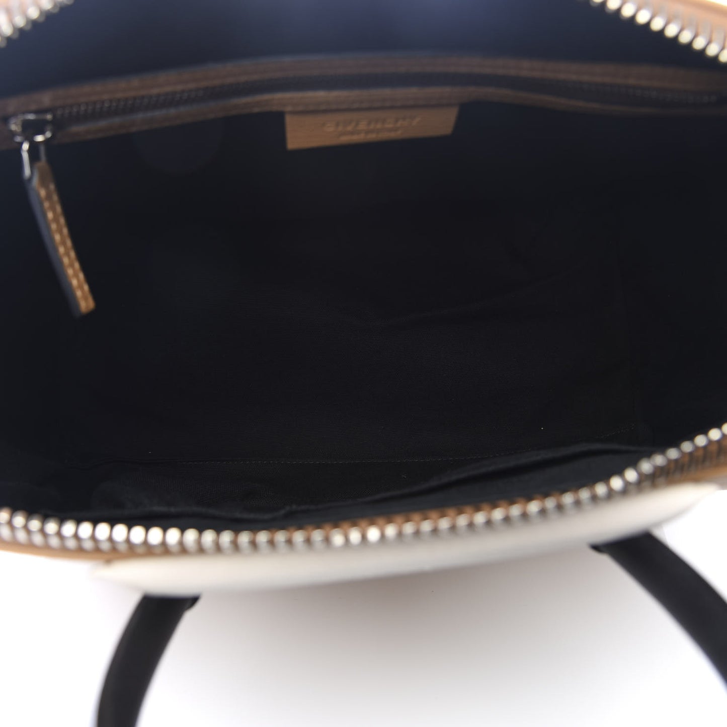 Sugar Goatskin Medium Tri-Color Antigona Beige Black White