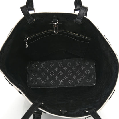 Louis Vuitton X UF Tufted Monogram Tufted Cabas White Black 5 of 10