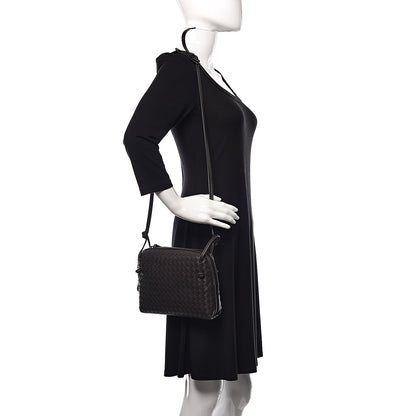 Bottega Veneta Nappa Intrecciato Pillow Crossbody Messenger Ebano 2 of 10