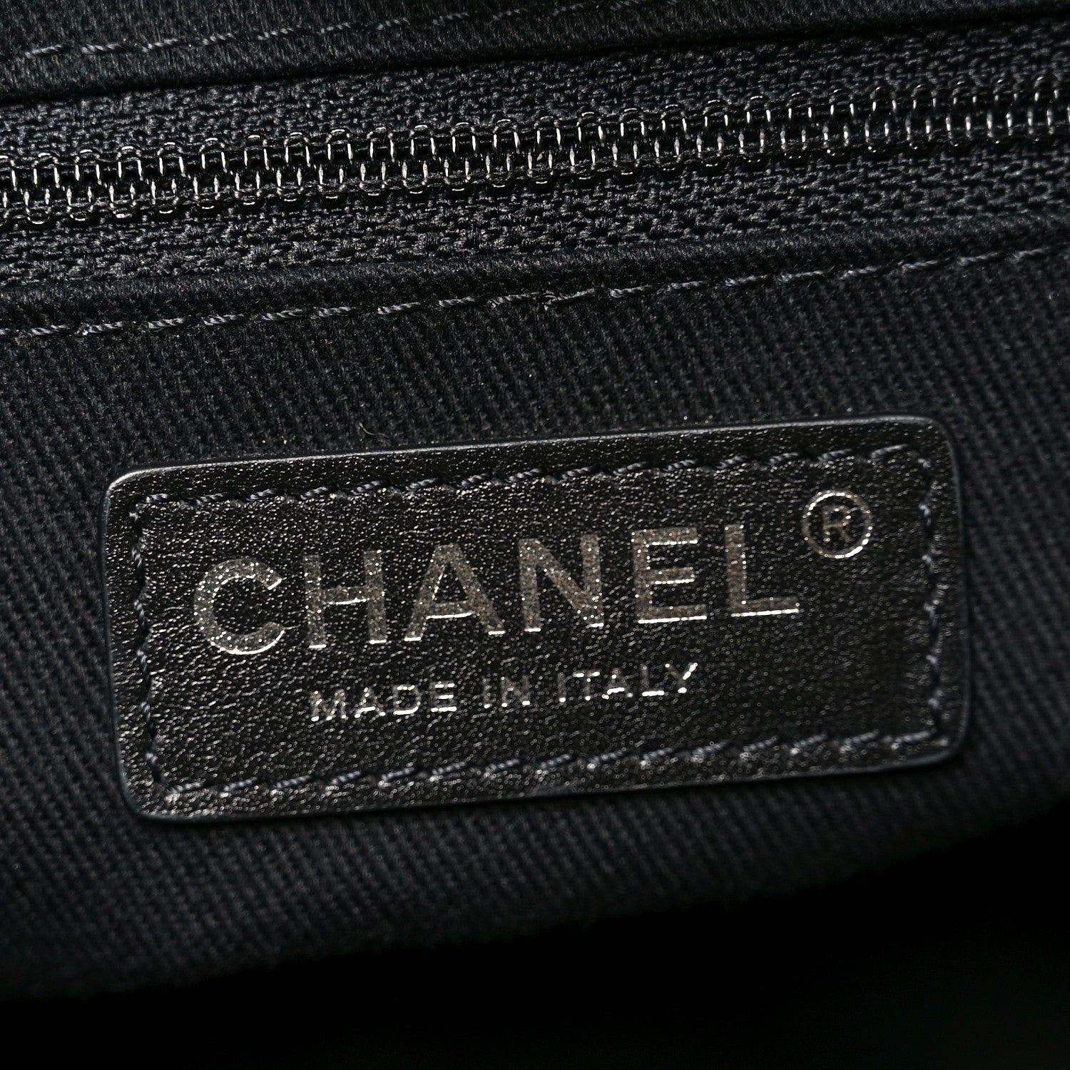 Chanel Calfskin Sequin Small Deauville Tote Black 6 of 10