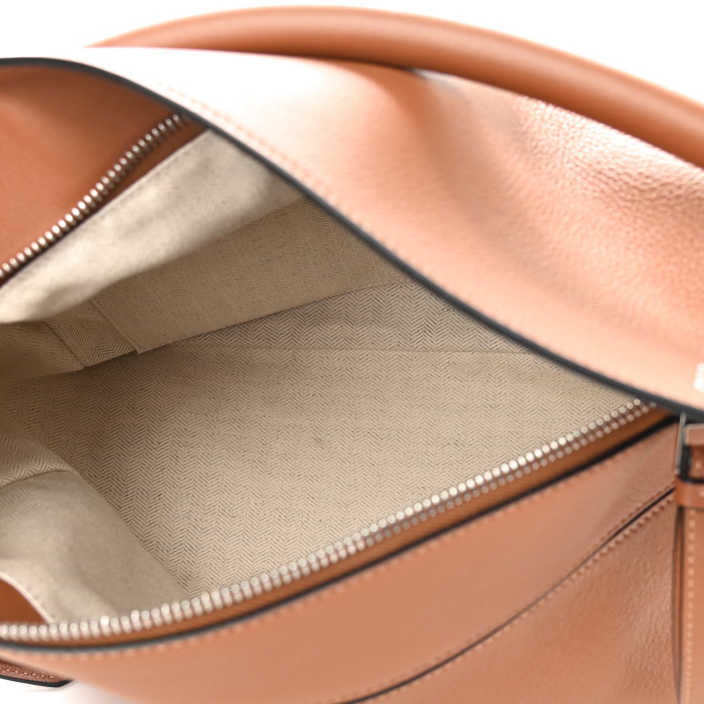 Calfskin Medium Puzzle Bag Tan