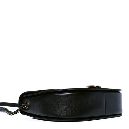 Chanel Shiny Calfskin Goatskin Quilted Medium Coco Curve Messenger Flap Black 4 of 5