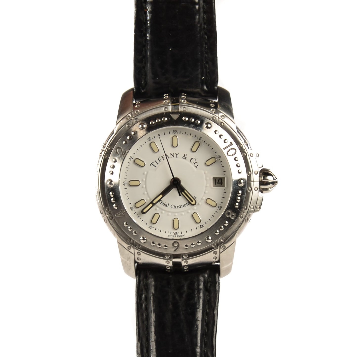 Stainless Steel Calfskin 40mm Streamerica Quartz Watch