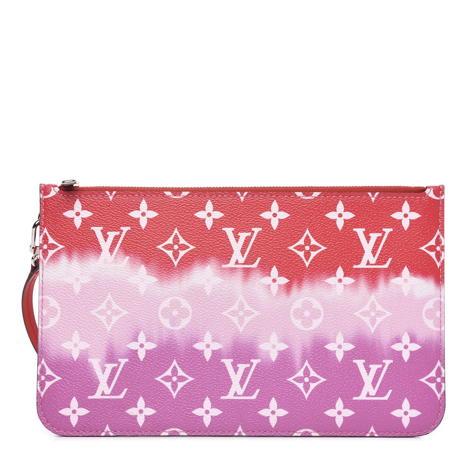 Louis Vuitton Monogram Escale Neverfull MM GM Pochette Rouge 1 of 7