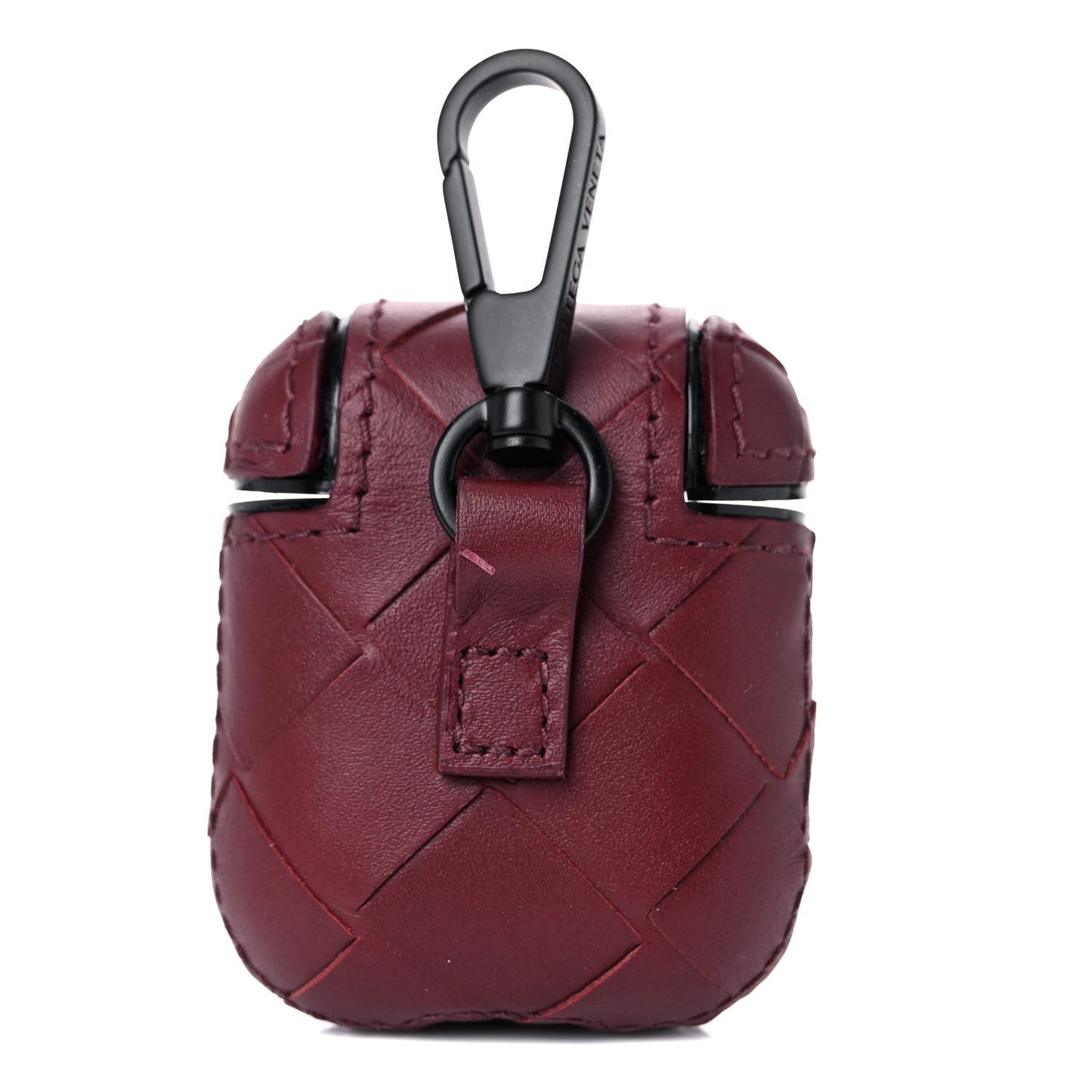 Nappa Intrecciato Airpods Case Claret