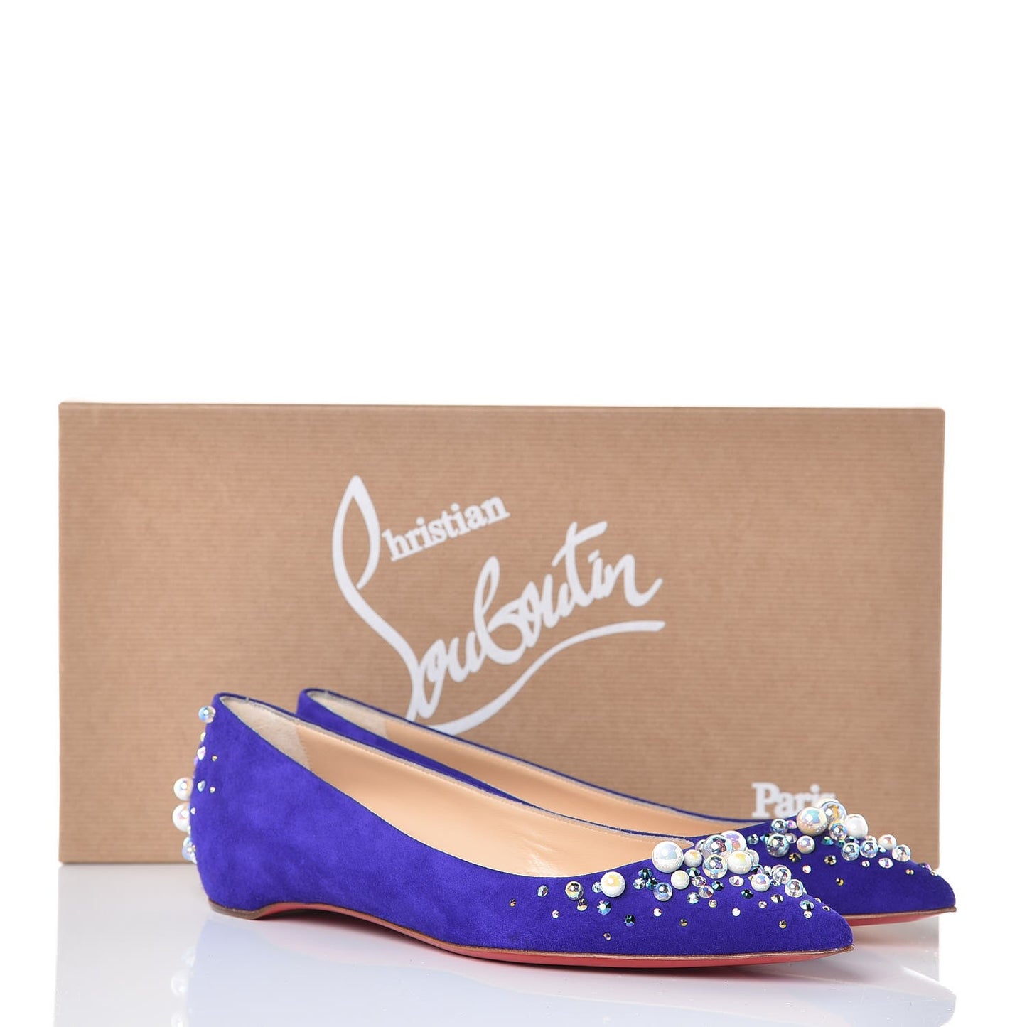 Veau Velours Candiflat Flat 36.5 Purple Pop
