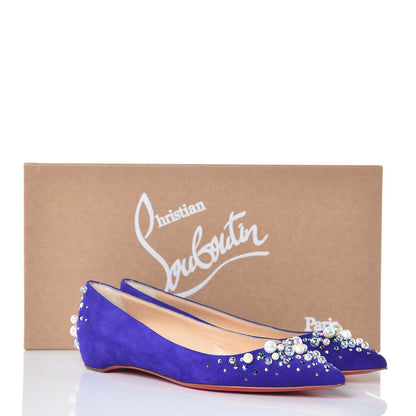 Christian Louboutin Veau Velours Candiflat Flat 36.5 Purple Pop 8 of 8