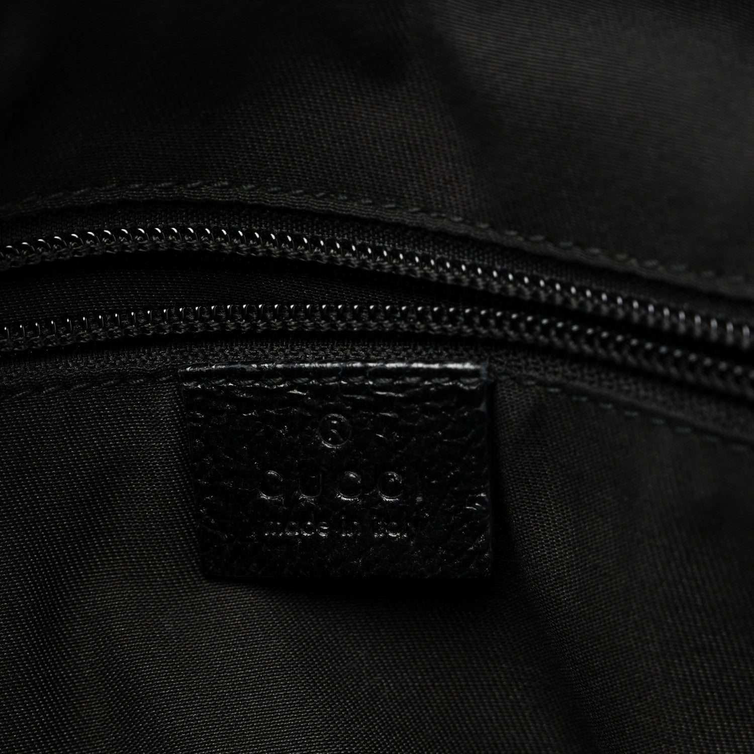 Gucci Monogram Web Medium Half Moon Hobo Black 6 of 10