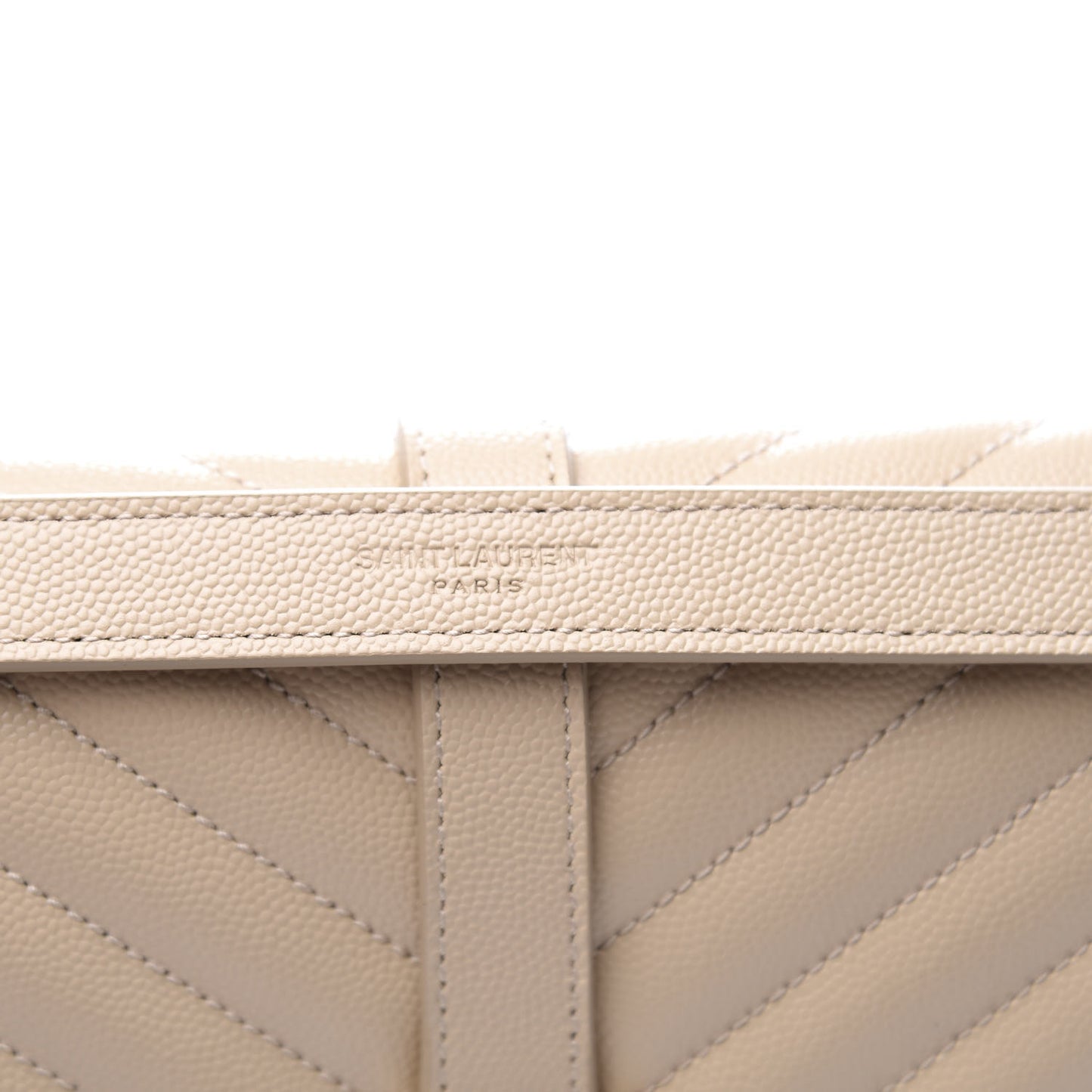 Grain De Poudre Matelasse Chevron Large Monogram Satchel Nude Powder