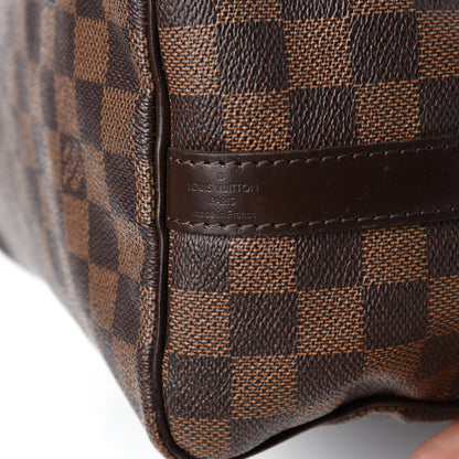 Louis Vuitton Damier Ebene Speedy Bandouliere 25 9 of 12
