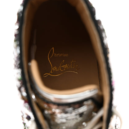 Christian Louboutin Metallic Sequin Womens Bip Bip Orlato Flat Sneakers 39.5 Multicolor 6 of 8