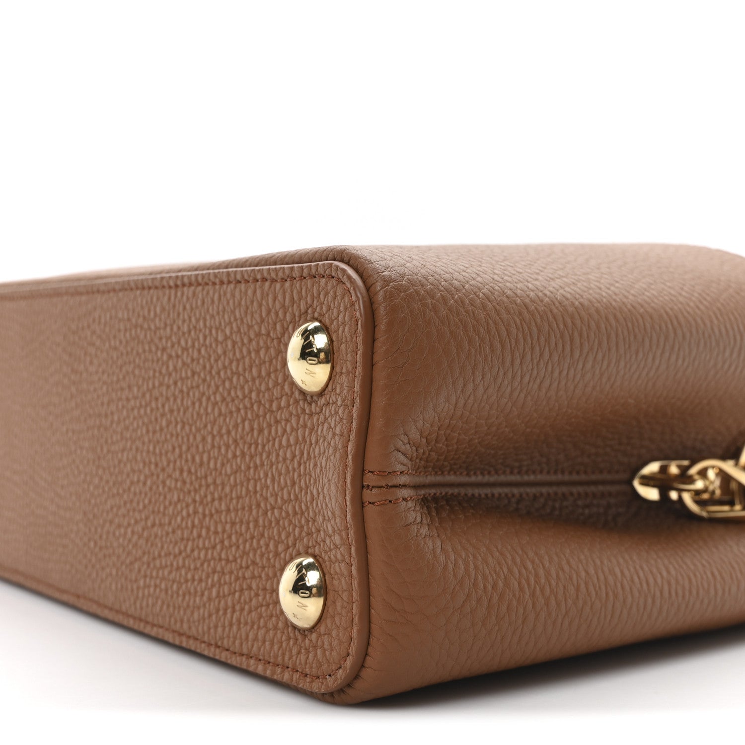 Louis Vuitton Taurillon Capucines BB Tan 9 of 9