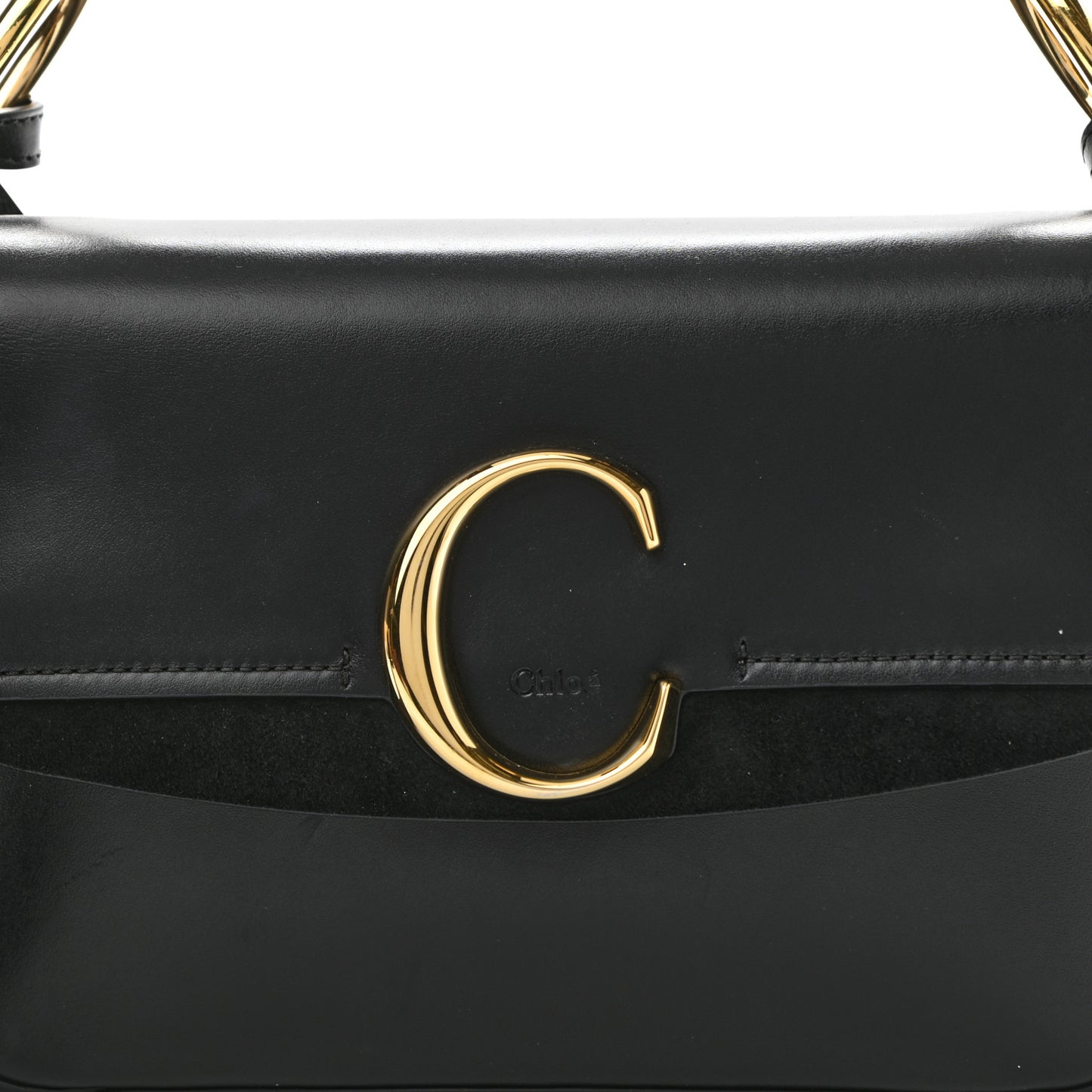 Calfskin Small C Double Carry Black