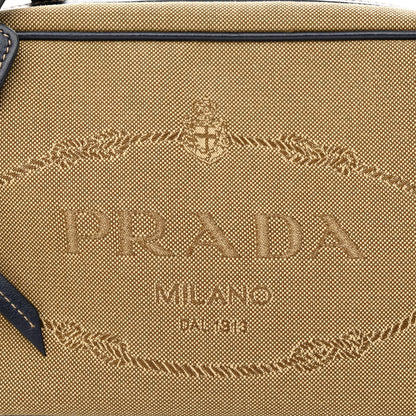 Prada Jacquard Logo Camera Bag Corda Baltico 10 of 12