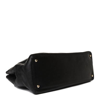 Chanel Calfskin Cerf Executive Shopper Tote Black 4 of 16