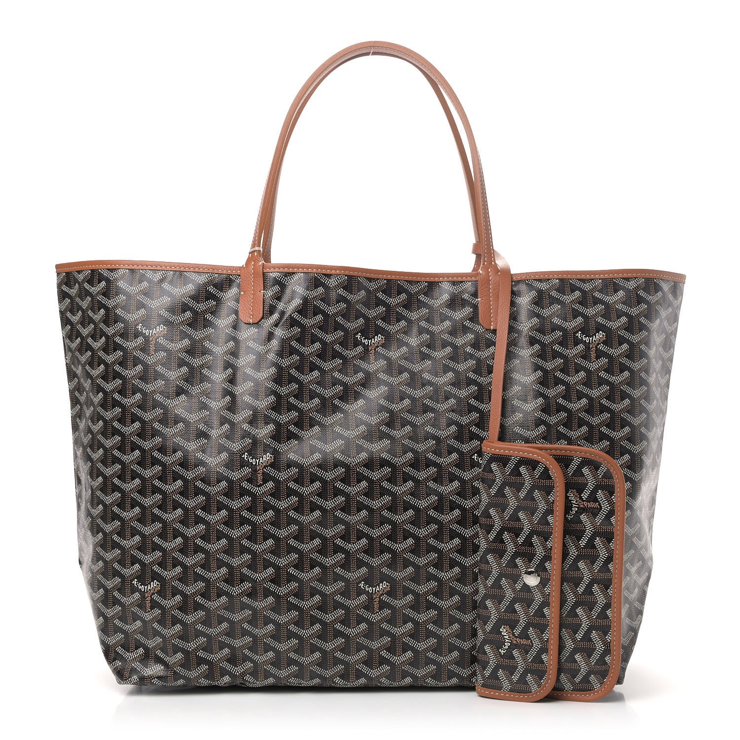 Goyard Goyardine Saint Louis GM Black Gold 1 of 4