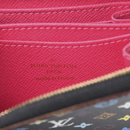 Louis Vuitton Monogram Multicolor Zippy Coin Purse Black Grenade 6 of 6