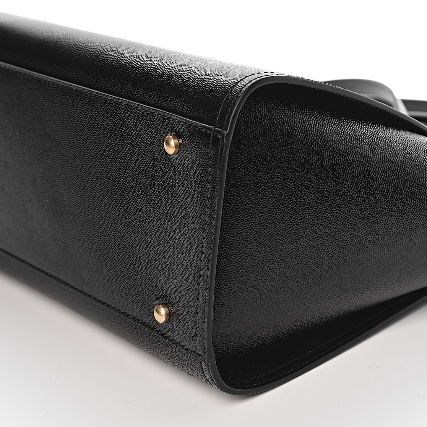 Caviar Small Studded Deauville Tote Black