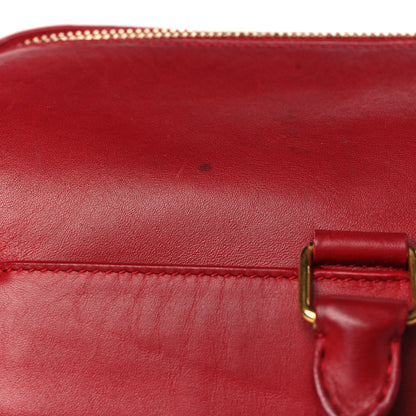 Saint Laurent Calfskin Classic Duffle 6 Red 11 of 14