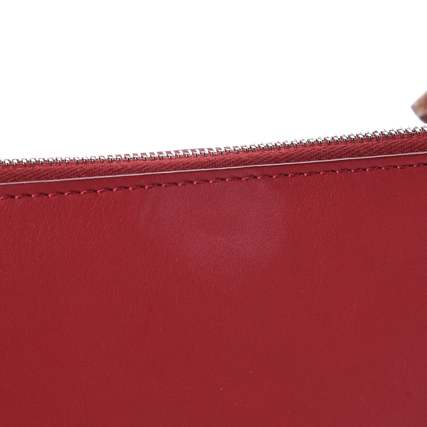 Vitello Century Opaco F is Fendi Tri-Color Triplette Pouch Set Corteccia White Ice Fragola