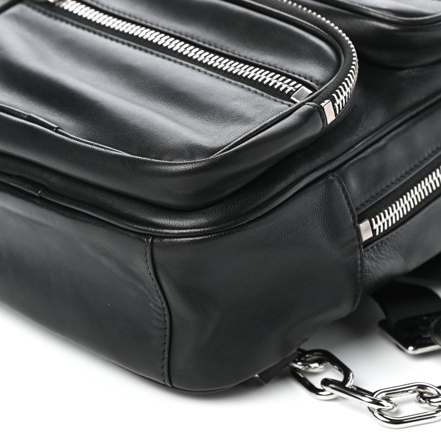 Alexander Wang Lambskin Double Zip Backpack Black 9 of 9