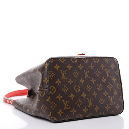 Louis Vuitton Monogram Braided Neonoe Coquelicot 5 of 10
