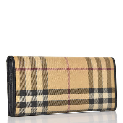 Burberry House Check Continental Wallet Black 3 of 12