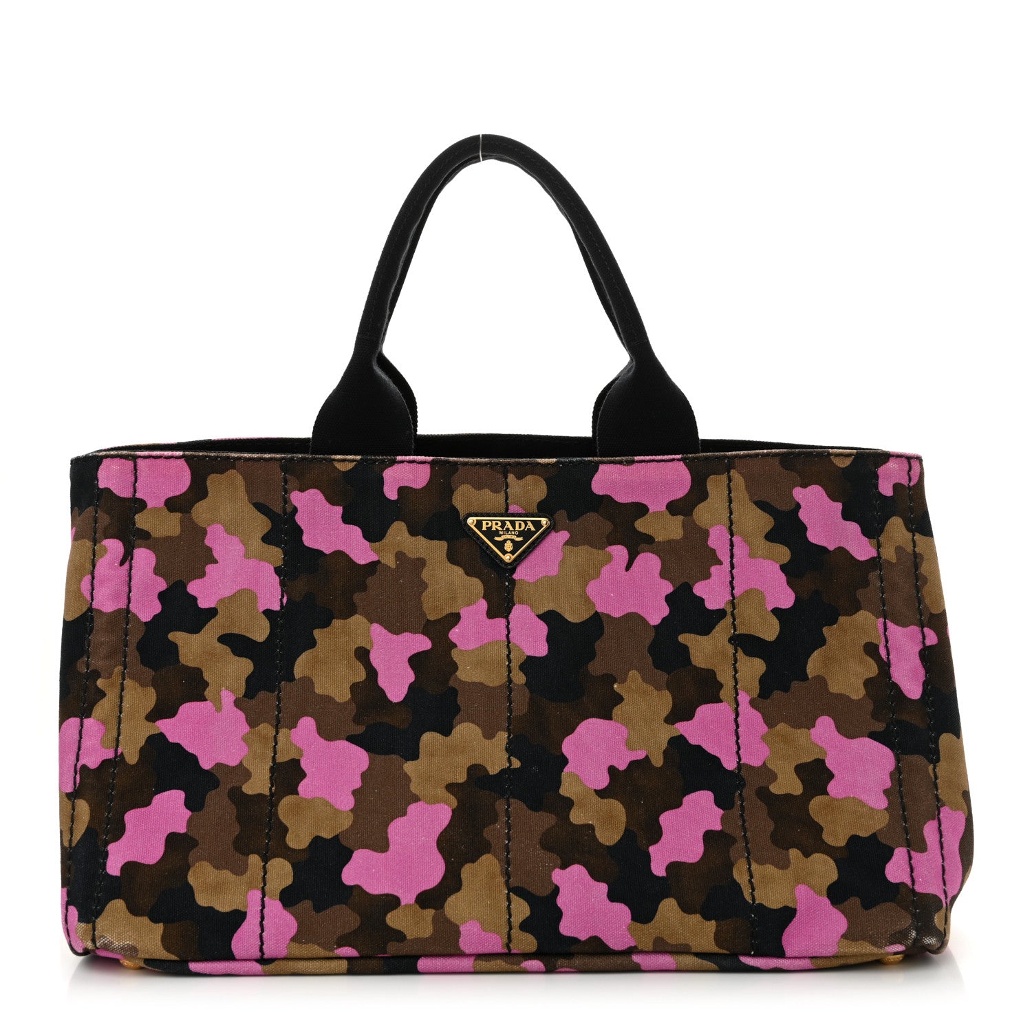 バッグ PRADA Camouflage Canapa 2way hand bag Prada Canapa Camouflage Tote Pink Brown 1664972 – FASHIONPHILE