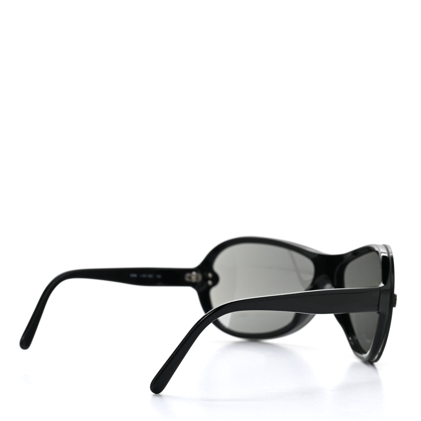 Acetate Metal Shield 5066 Sunglasses Black