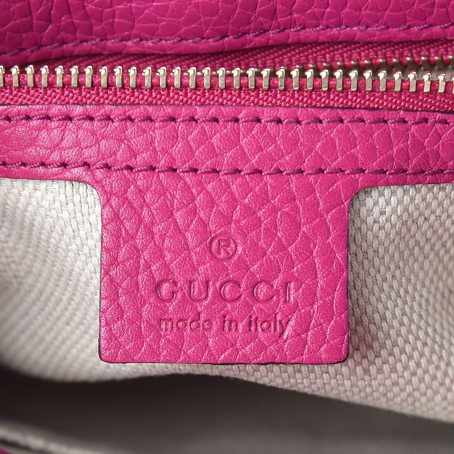 Cellarius Calfskin Medium Soho Flap Crossbody Bright Bouganville