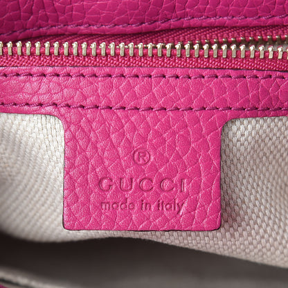 Gucci Cellarius Calfskin Medium Soho Flap Crossbody Bright Bouganville 8 of 9