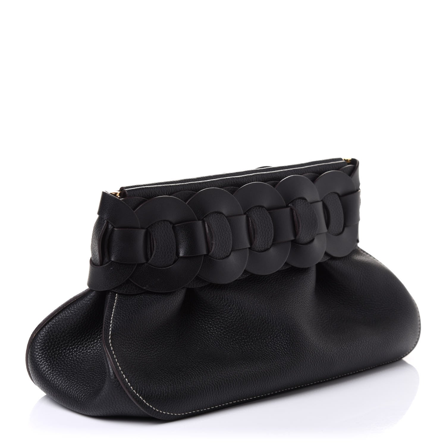 Chloe Grained Calfskin Darryl Clutch Black 8 of 31