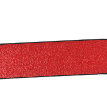 Valentino Garavani Calfskin Rockstud Belt 85 34 Red 5 of 5