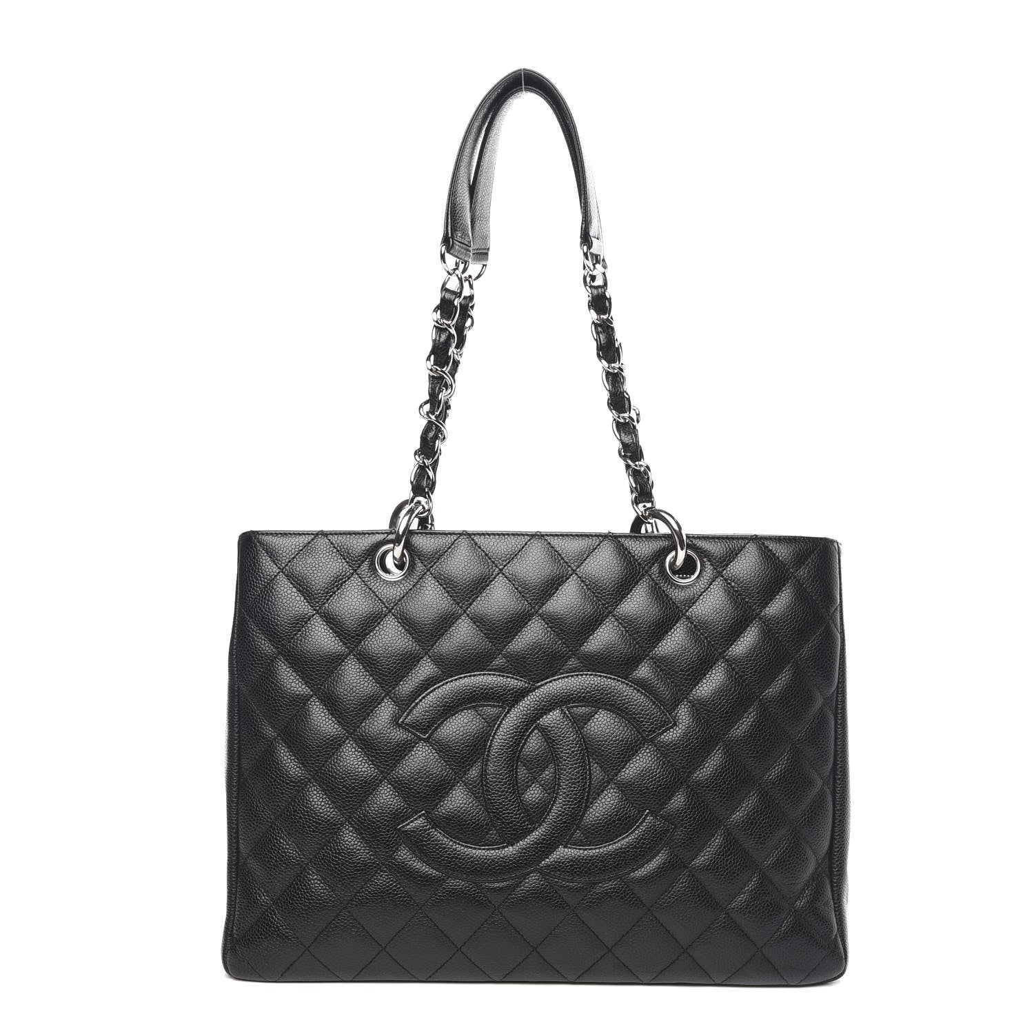 Chanel Caviar Quilted Grand Shopping Tote GST Black 1 of 14