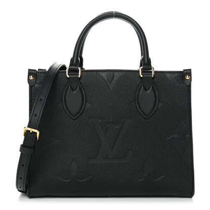 Louis Vuitton Empreinte Monogram Giant Onthego PM Black 1 of 9