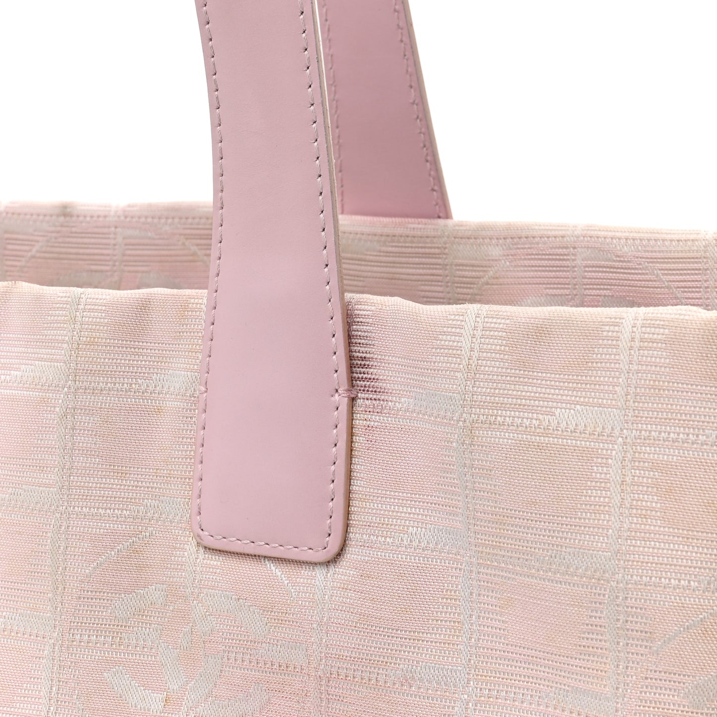 Nylon Medium Travel Tote Pink