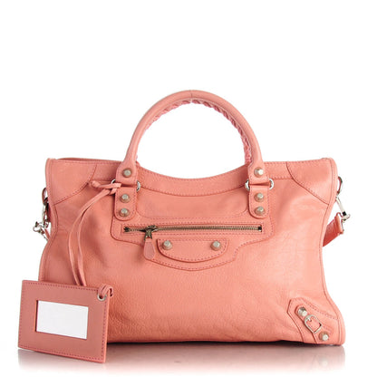 Balenciaga Agneau Giant 12 Silver Hardware City Rose Peche 1 of 7