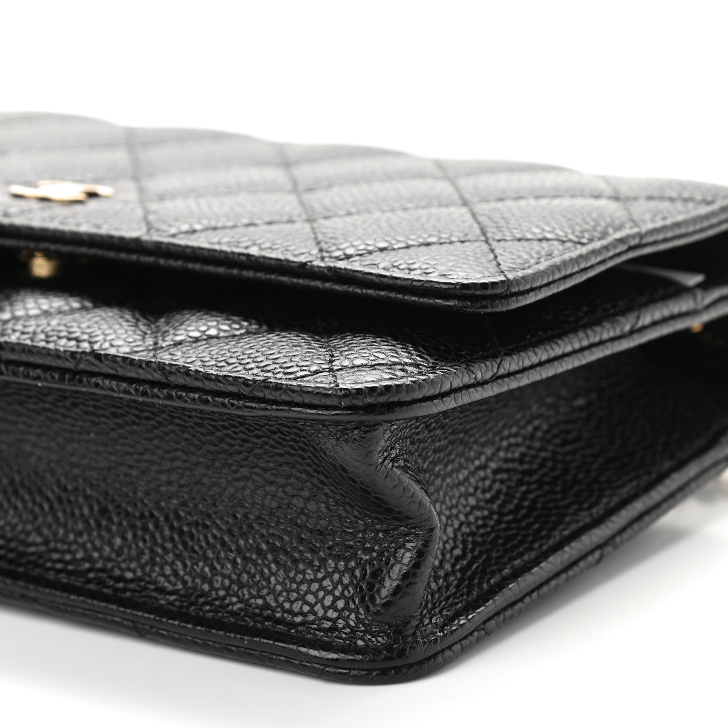 Chanel Caviar Quilted Wallet On Chain WOC Black 10 of 10
