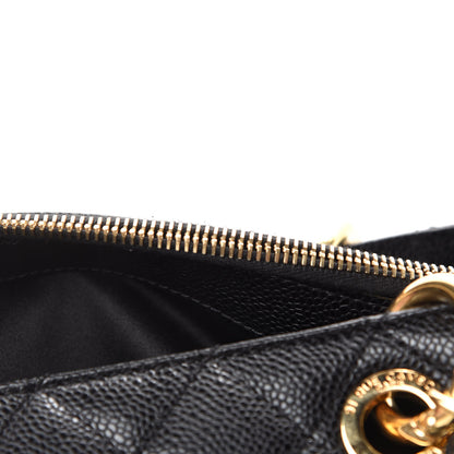 Chanel Caviar Quilted Grand Shopping Tote GST Black 9 of 12