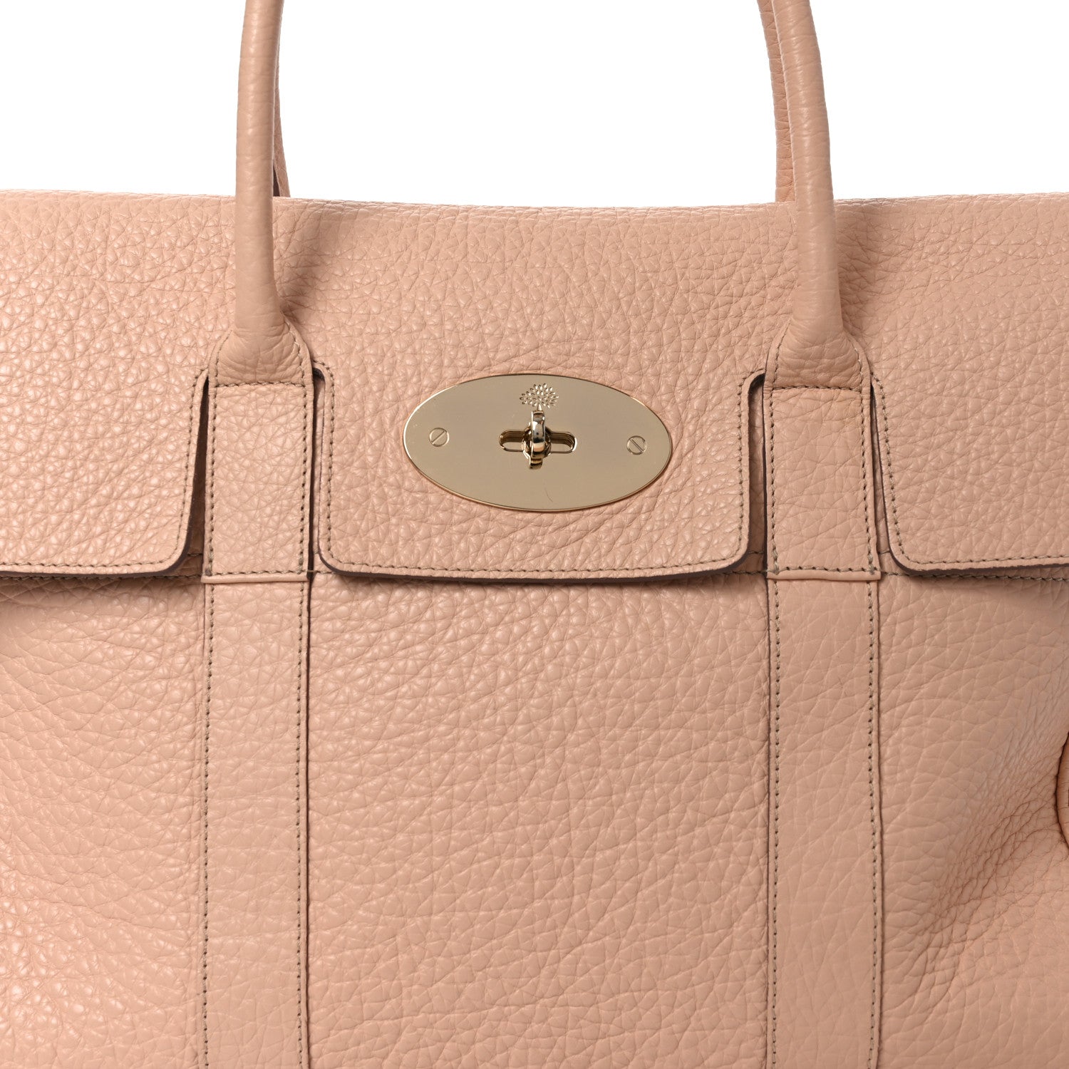 Mulberry Soft Large Grain Bayswater Nude 9 of 11